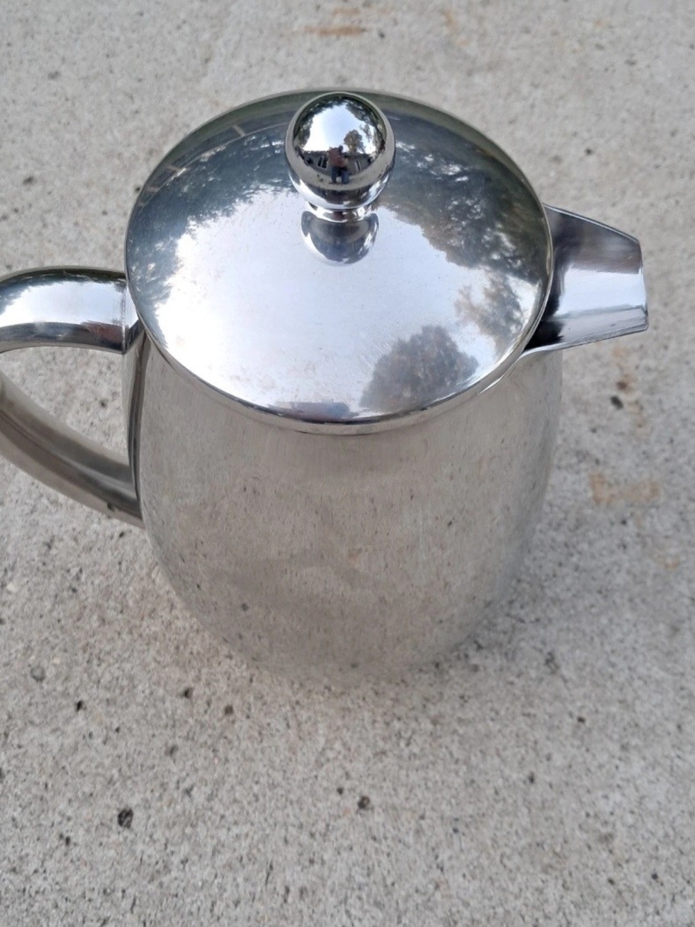 EPICURE Stainless Steel French Press Coffee Maker - Metal Bodum Style Teapot